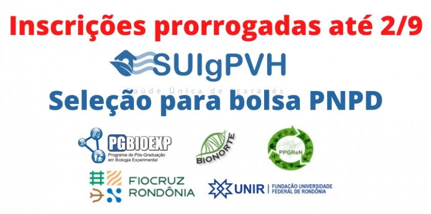 Bolsa PNPD - Saúde Única nos Igarapés - PVH